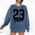 Class Of 2023 Seniors 23 Senior Graduation Idea Comfort Colors Sweatshirt Denim