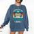 Class Of 2024 Senior Graduation Leveled Up Gamer Class 2024 Comfort Colors Sweatshirt Denim