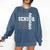 Class Of 2025 Senior 2025 Back To School 2025 Graduation 25 Comfort Colors Sweatshirt Denim