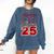 Class Of 2025 Senior 2025 Graduation Red Raglan Baseball Tee Comfort Colors Sweatshirt Denim