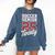 Class Of 2025 Senior 2025 Graduation 2025 Soccer Comfort Colors Sweatshirt Denim
