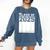Class Of 2025 Sign My Shirt Senior 2025 Graduation Comfort Colors Sweatshirt Denim