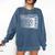 Class Of 2025 Volleyball Senior Class 25 Graduation Comfort Colors Sweatshirt Denim