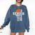 Class Of 2026 Basketball Senior 26 Player Team Graduation Comfort Colors Sweatshirt Denim