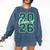 Class Of 2026 Graduation Varsity Green And On The Back Comfort Colors Sweatshirt Denim