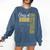 Class Of 2026 Senior 26 High School Graduation -Gold Comfort Colors Sweatshirt Denim