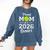 Class Of 2026 Tennis Mom Senior Graduation Graduate Comfort Colors Sweatshirt Denim