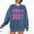 Class Of 2027 Pink Girls Shirt Graduation Comfort Colors Sweatshirt Denim