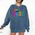 Class Of 2027 Shirt For Boys And Girls Fun 2027 Graduation Comfort Colors Sweatshirt Denim