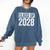 Class Of 2028 Shirt Senior 2028 Graduation Comfort Colors Sweatshirt Denim