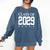 Class Of 2029 School Graduation Graduate s Comfort Colors Sweatshirt Denim