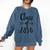 Class Of 2030 Graduation Kindergarten Seniors Comfort Colors Sweatshirt Denim