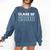 Class Of 2030 Teacher Student Cute Graduate Graduation Men Women Kids Comfort Colors Sweatshirt Denim