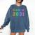 Class Of 2031 High School Graduation Date Kindergarten Shirt Comfort Colors Sweatshirt Denim