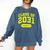 Class Of 2031 Shirts For Kindergarten Photo To Graduation Comfort Colors Sweatshirt Denim