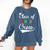 Class Of 2032 Kindergarten Back To School Graduation Comfort Colors Sweatshirt Denim