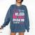 Class Of 2032 She Believed She Could Kids Graduation T-Shirt Comfort Colors Sweatshirt Denim