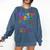 Class Of 2034 Grow With Me Graduation First Day Of School Comfort Colors Sweatshirt Denim