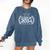 Class Of 2034 Grow With Me Shirt Graduation Kindergarten Comfort Colors Sweatshirt Denim