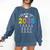 Class Of 2035 Grow With Me Checklist Graduation Comfort Colors Sweatshirt Denim