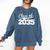 Class Of 2035 Kid To Adult Future Years Graduation Keepsake Comfort Colors Sweatshirt Denim