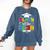 Class Of 2038 First Day Of School & Graduation 2038 Comfort Colors Sweatshirt Denim