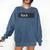Class Of 2038 Pre-K -12th Grade Hand Prints Space Graduation Comfort Colors Sweatshirt Denim