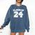 Class Of 24 2024 School Tee Shirt Graduation Class Party Comfort Colors Sweatshirt Denim