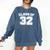 Class Of 32 2032 School Tee Shirt Graduation Class Party Comfort Colors Sweatshirt Denim