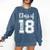 Class Of Two Thousand 18 Shirt Graduation T-Shirt Comfort Colors Sweatshirt Denim