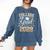 College Grad Class Of 2028 Senior Graduate Graduation 2028 Comfort Colors Sweatshirt Denim
