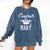 Congrats 2018 Mary College High School Graduation Comfort Colors Sweatshirt Denim