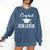 Congrats Benjamin College High School Graduation Comfort Colors Sweatshirt Denim
