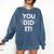 Congrats Tees You Did It Congratulations Graduation Win Promotion Comfort Colors Sweatshirt Denim