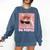Cool Cat Meme Ew People Anti Social Introvert Cute Cat Comfort Colors Sweatshirt Denim