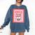 Cool Fun Cute Party Introvert Cat Character Comfort Colors Sweatshirt Denim