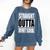 Cool Straight Outta Divinity School Graduation Shirt Comfort Colors Sweatshirt Denim