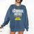 Criminal Justice Degree Graduation Senior Celebration Grad Comfort Colors Sweatshirt Denim