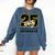Criminal Justice Graduate Graduated Class Of 2025 Graduation Comfort Colors Sweatshirt Denim