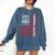 Criminal Justice Major College Student Graduate Graduation Comfort Colors Sweatshirt Denim