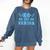 Cross Country Senior Night Senior 2025 Graduation Party 25 Comfort Colors Sweatshirt Denim