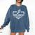 Cross Country Senior Night XC Senior 2026 Graduation 3 Comfort Colors Sweatshirt Denim