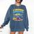 I Crushed Kindergarten Monster Truck Graduation Boys Kids Comfort Colors Sweatshirt Denim