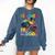 I Crushed Pre-K Monster Truck Graduation Preschool Grad 2025 Comfort Colors Sweatshirt Denim