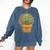 Cute Golden Barrel Cactus Introvert Distressed Comfort Colors Sweatshirt Denim Cute Golden Barrel Cactus Introvert Distressed Comfort Colors Sweatshirt Denim