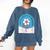 Cute Introvert Shy Teen Anti-Social Inner Strength Comfort Colors Sweatshirt Denim