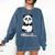 Cute Introvert Vibes – Panda Hello & Goodbye Comfort Colors Sweatshirt Denim Cute Introvert Vibes – Panda Hello & Goodbye Comfort Colors Sweatshirt Denim