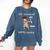 The Dabbing Llama Graduation Class Of 2018 T-Shirt Comfort Colors Sweatshirt Denim