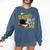 My Daddy Did It And He Did It For Me Graduate Graduation Comfort Colors Sweatshirt Denim