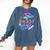 My Daddy Did It Tee Graduation Graduated Dad Proud Children Comfort Colors Sweatshirt Denim